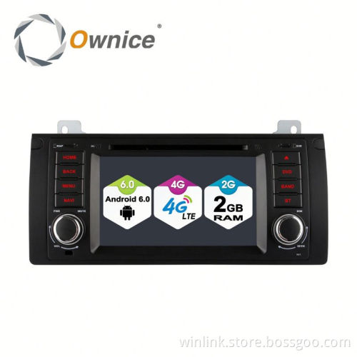 Android 6.0 C500 Quad core multifunction car DVD for BMW E39 M5 Built in 4G LTE 2G ROM Support DAB TPMS Mirror
